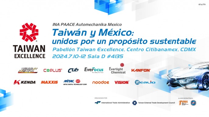 Taiwan Excellence @ INA PAACE Automechanika Mexico 2024