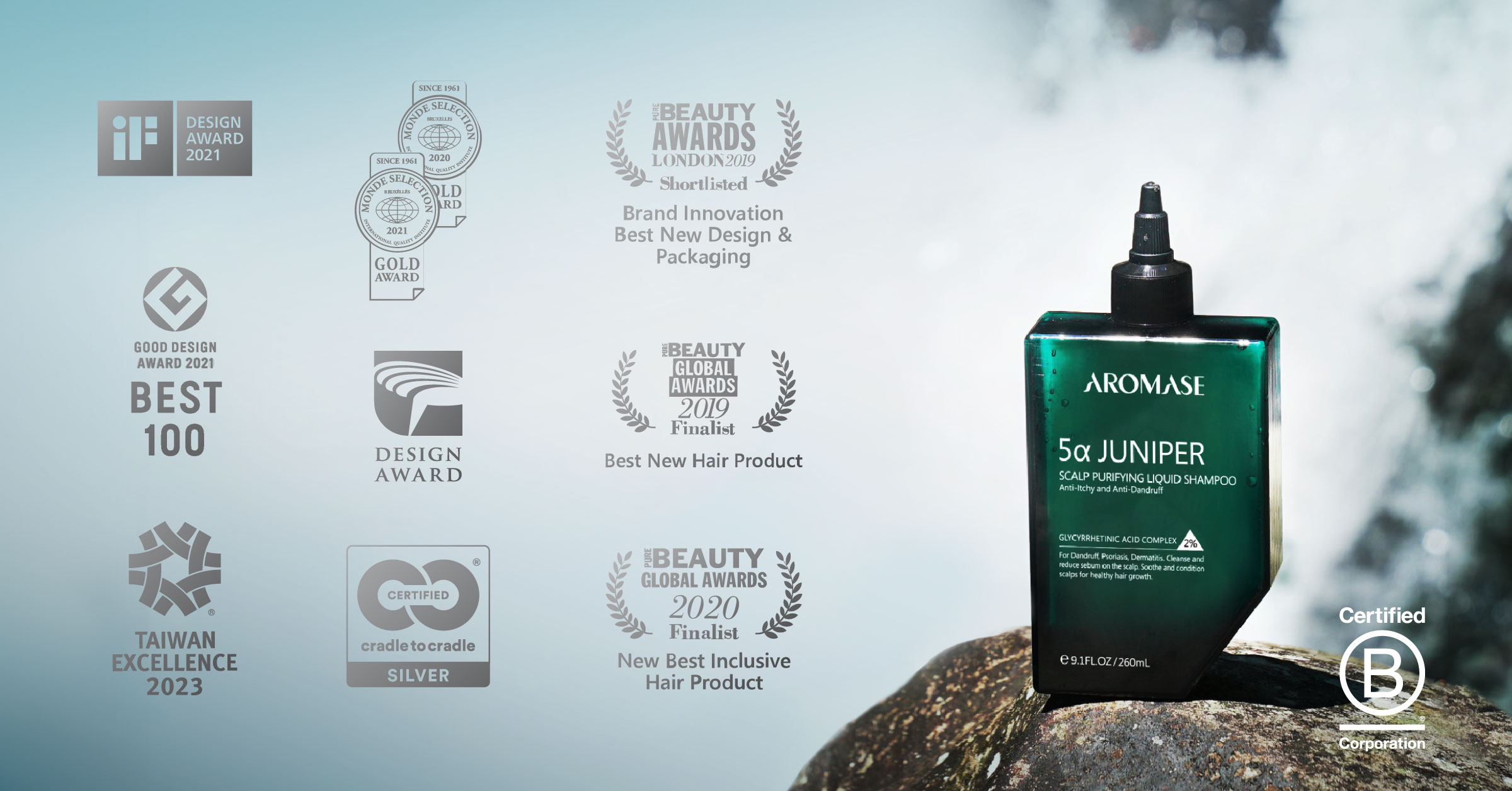 5α Juniper Scalp Purifying Liquid Shampoo / MacroHI co., Ltd.