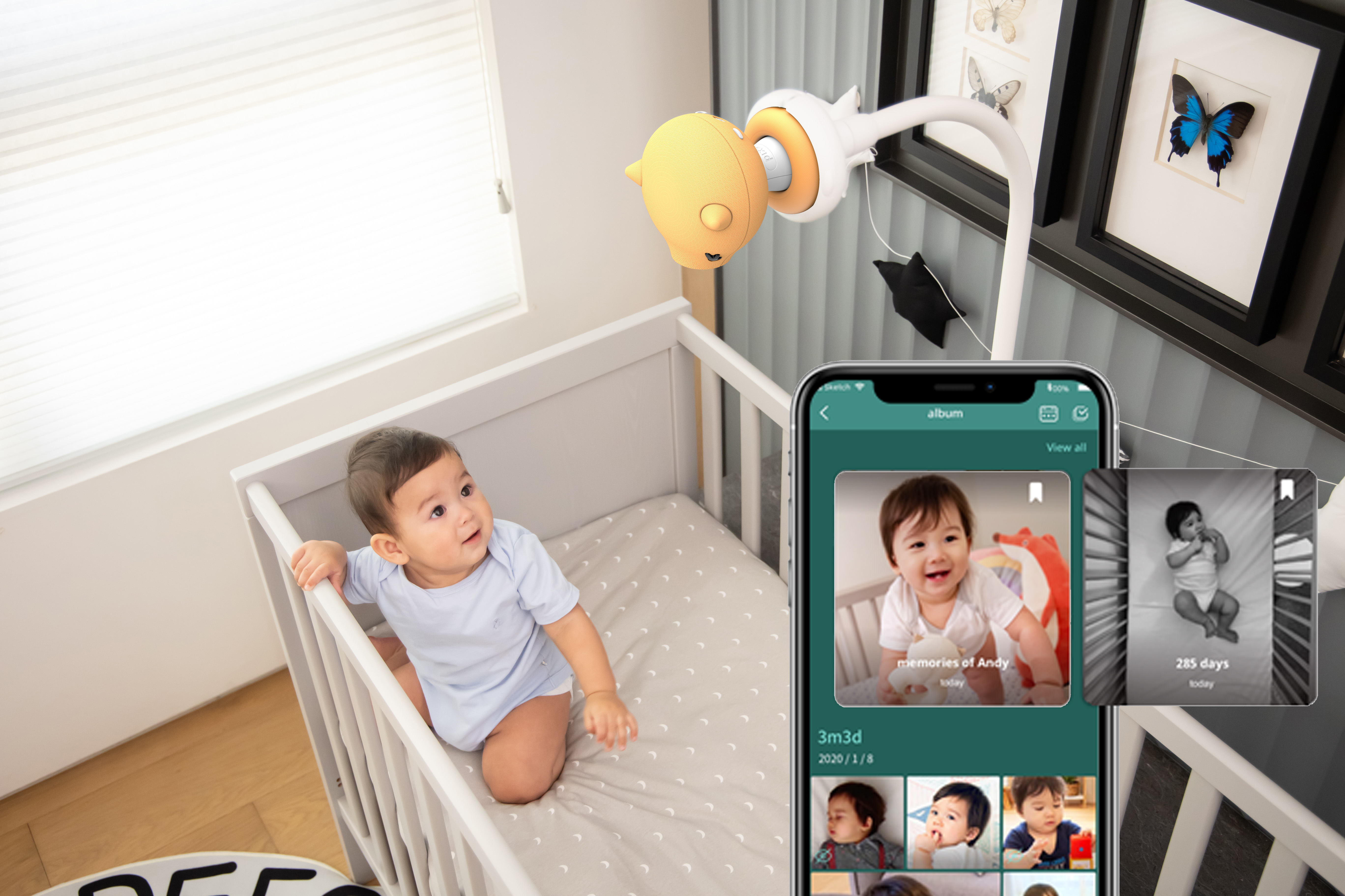 Pixsee Play and Pixsee Friends Smart Baby Camera and AI-linked Toy Set 5