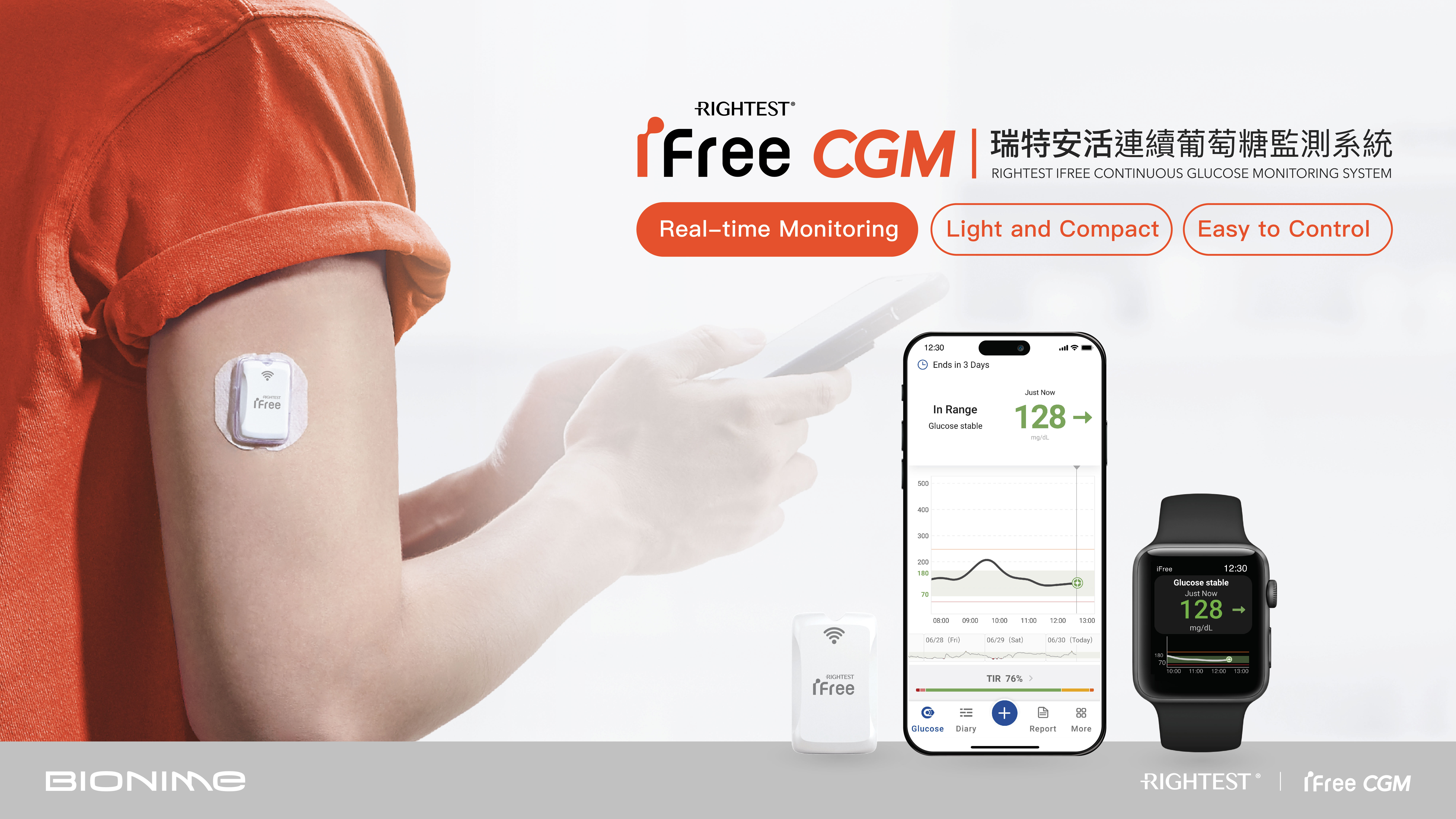 RIGHTEST iFree CGM / Bionime Corporation