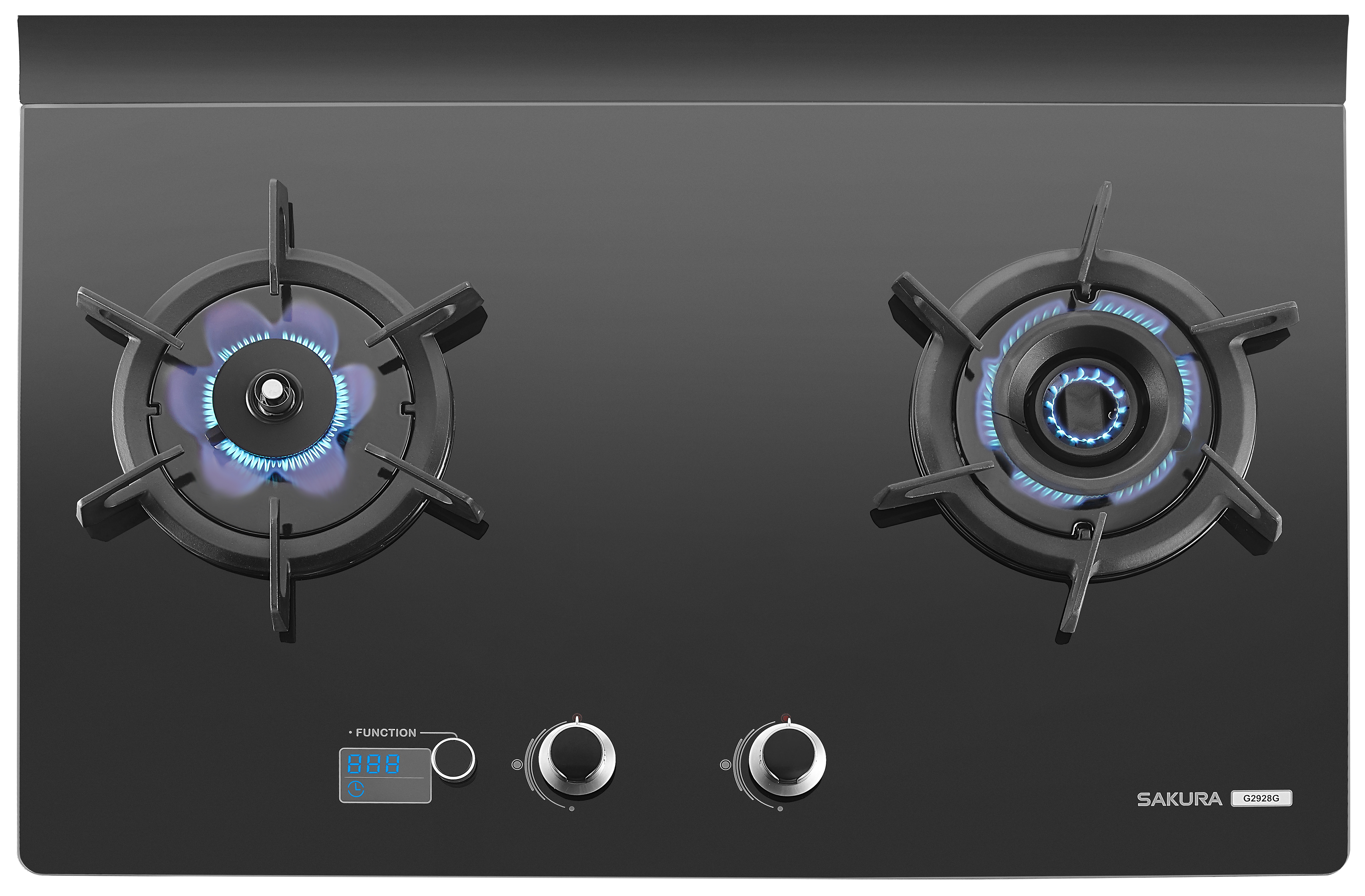 3D Built-in Hob with Double Vertex Flames
