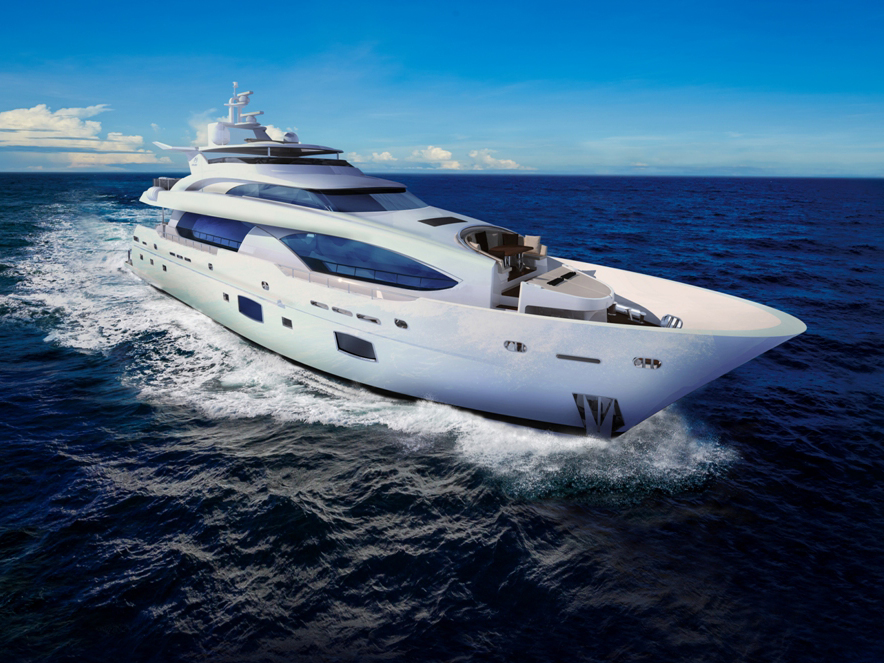 120 feet luxury motor yacht