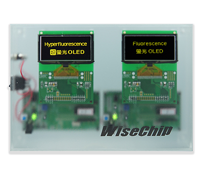Hyperfluorescence PMOLED Display / WiseChip Semiconductor Inc.