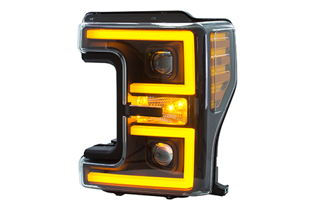 pickup/truck headlight with high performance dual color (amber/white)led light bar / LFA CO., LTD.