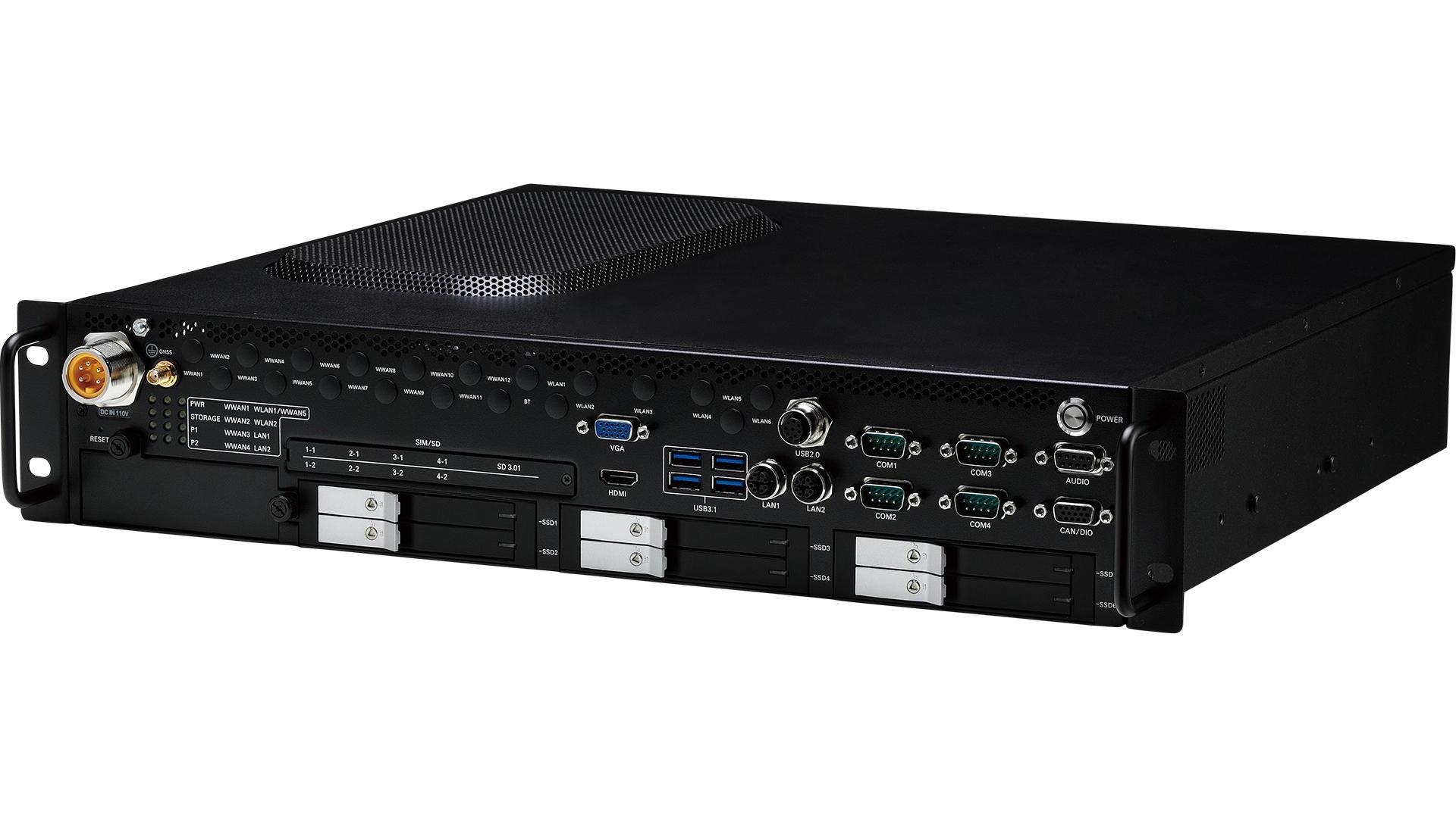 19” 2U Rack Mount AI Intelligent Railway Computer / NEXCOM INTERNATIONAL CO., LTD.