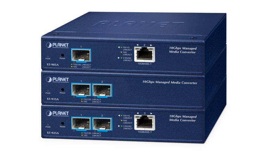 エンタープライズグレード10Gマネージドメディアコンバータシリーズ / 普萊徳科技股份有限公司(PLANET Technology Corporation)
