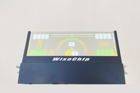 8.9" Transparent OLED Display with Sunlight Durability / WiseChip Semiconductor Inc.