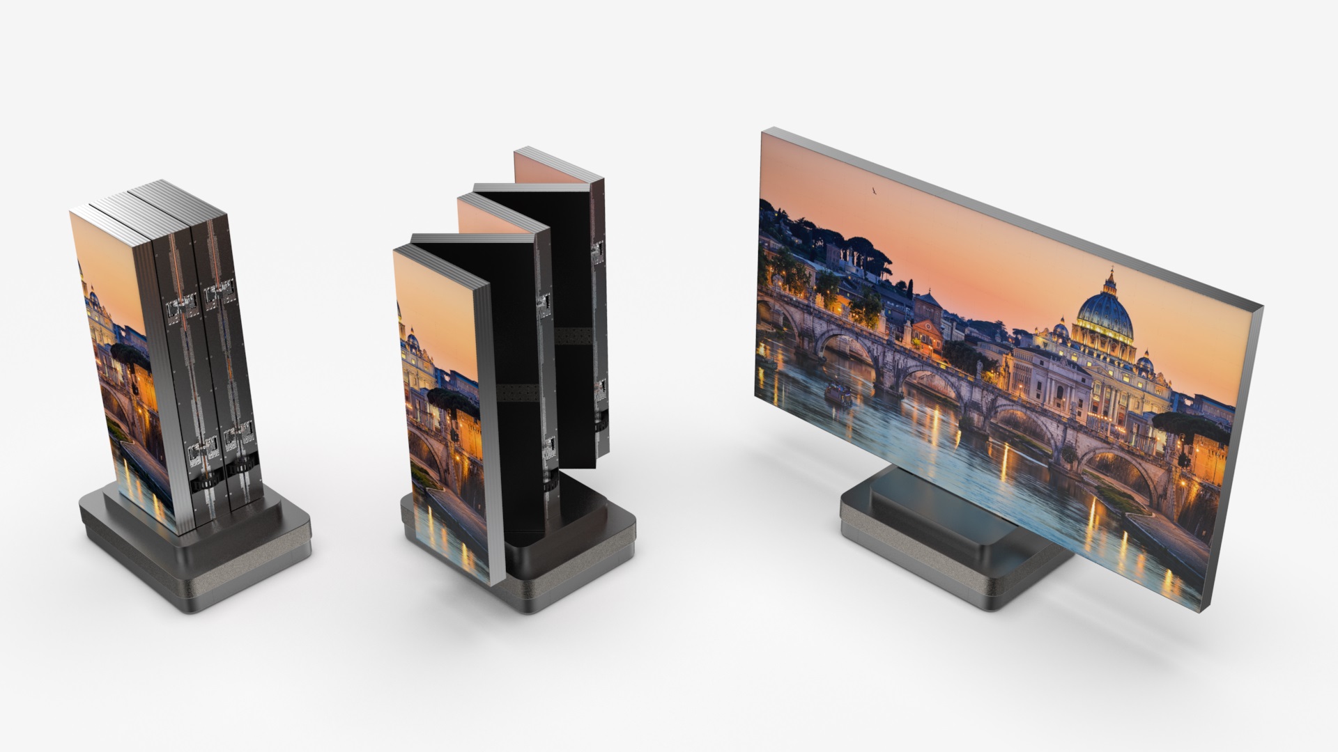 130” P0.75 4K AM miniLED Foldable TV