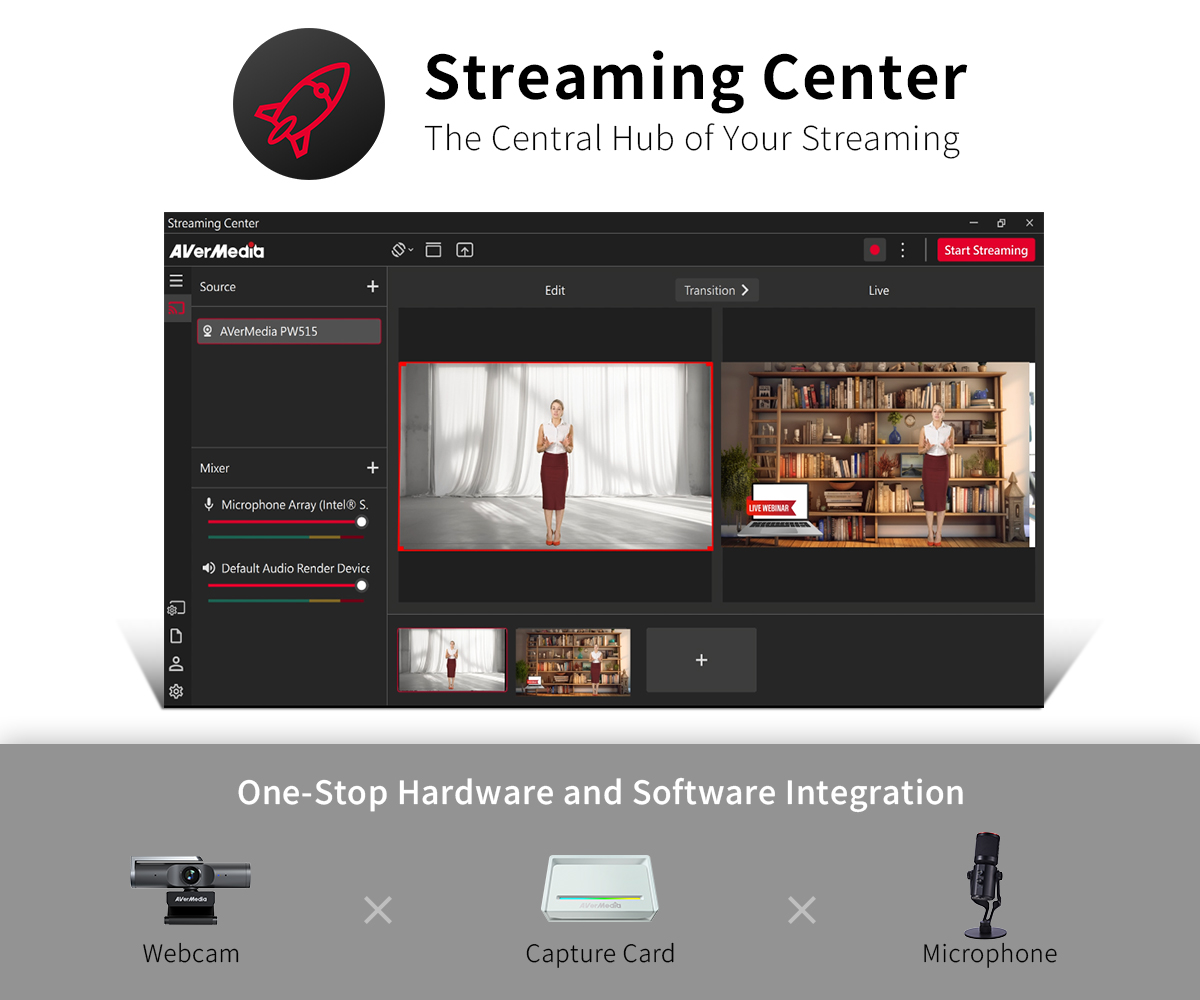Streaming Center / AVerMedia Technologies, Inc.
