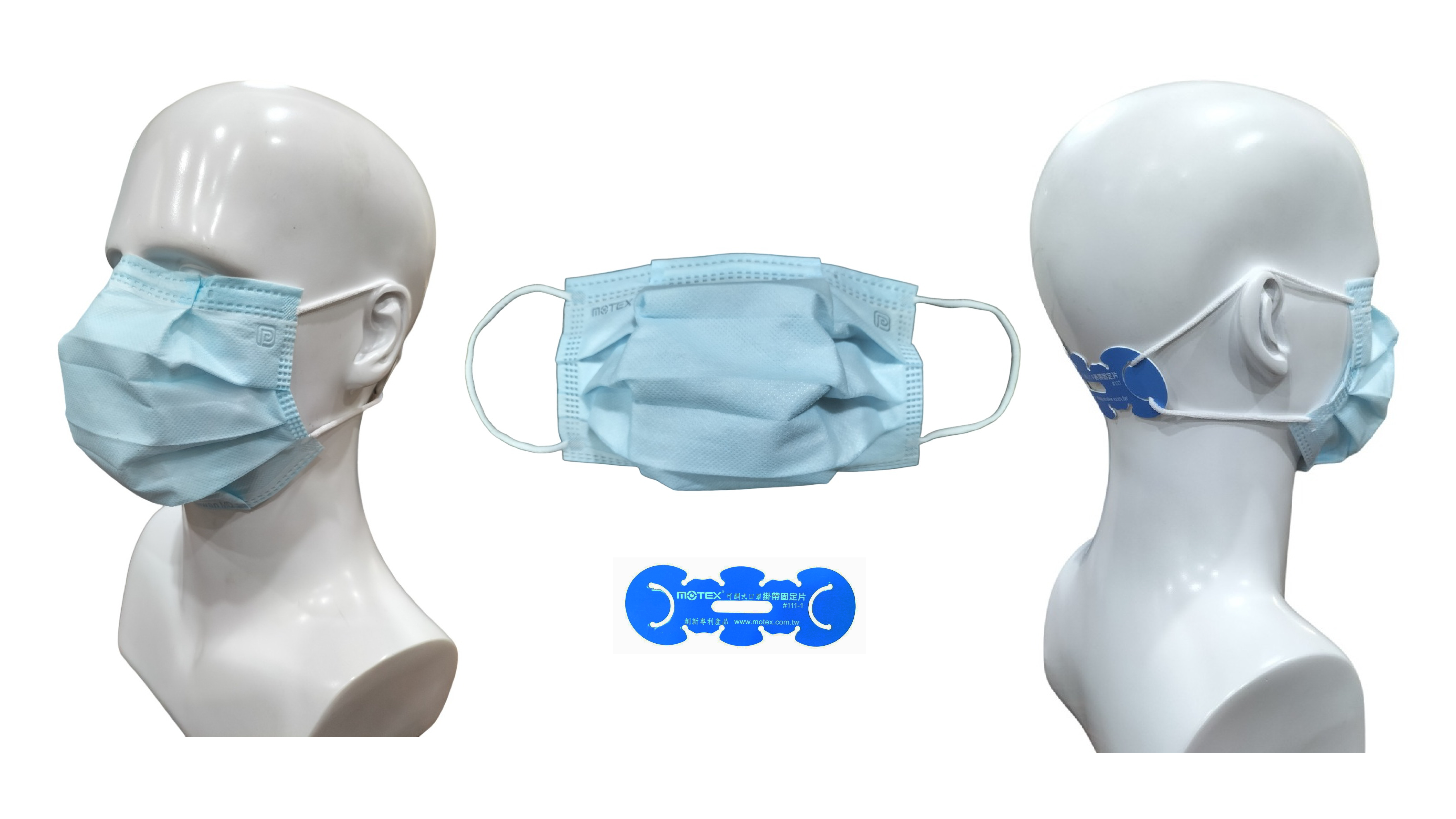 Recyclable non-woven diamond shape face mask