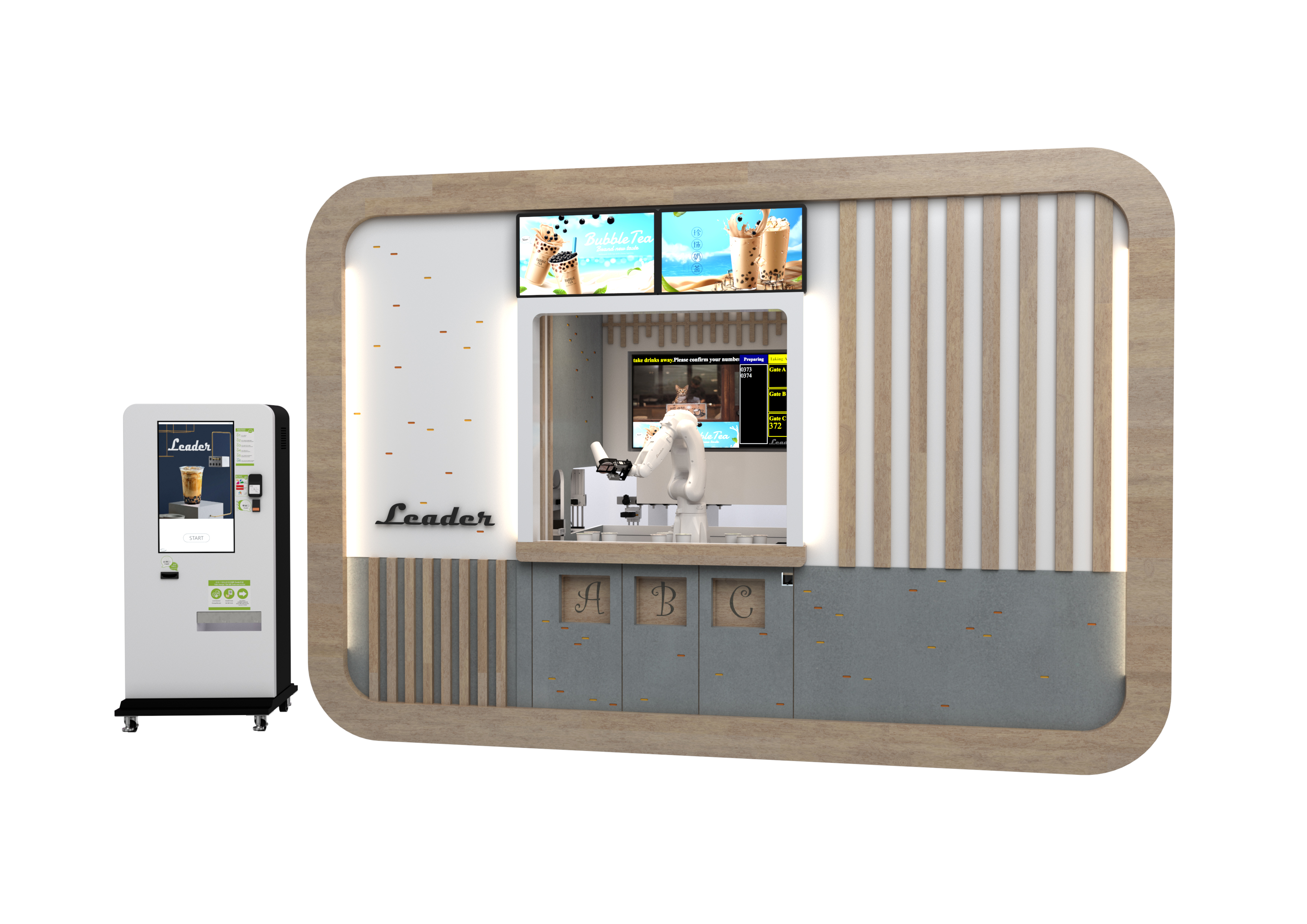 Robotic Bubble Tea Shop