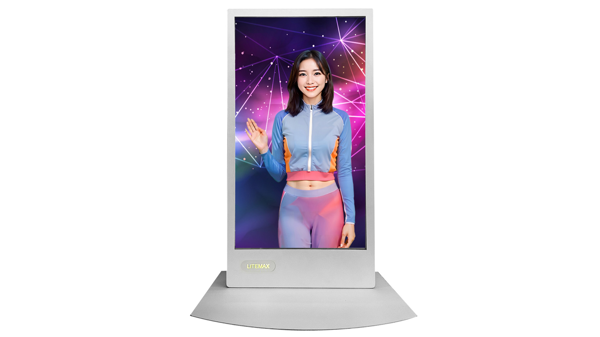 Litemax LumiBot 55" Transparent Display + AI Receptionist