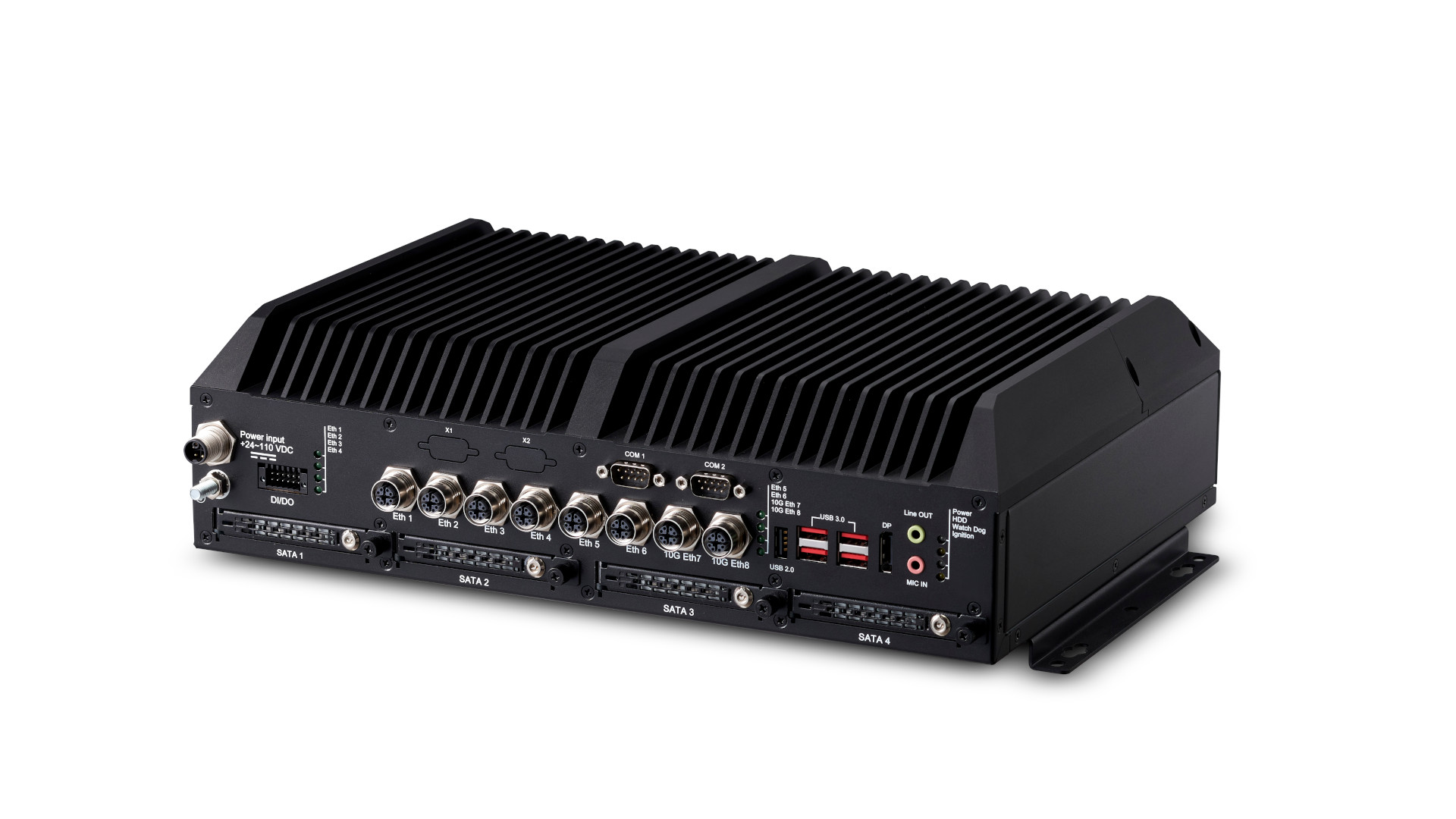 Fanless Scalable Railway Edge AI Platform