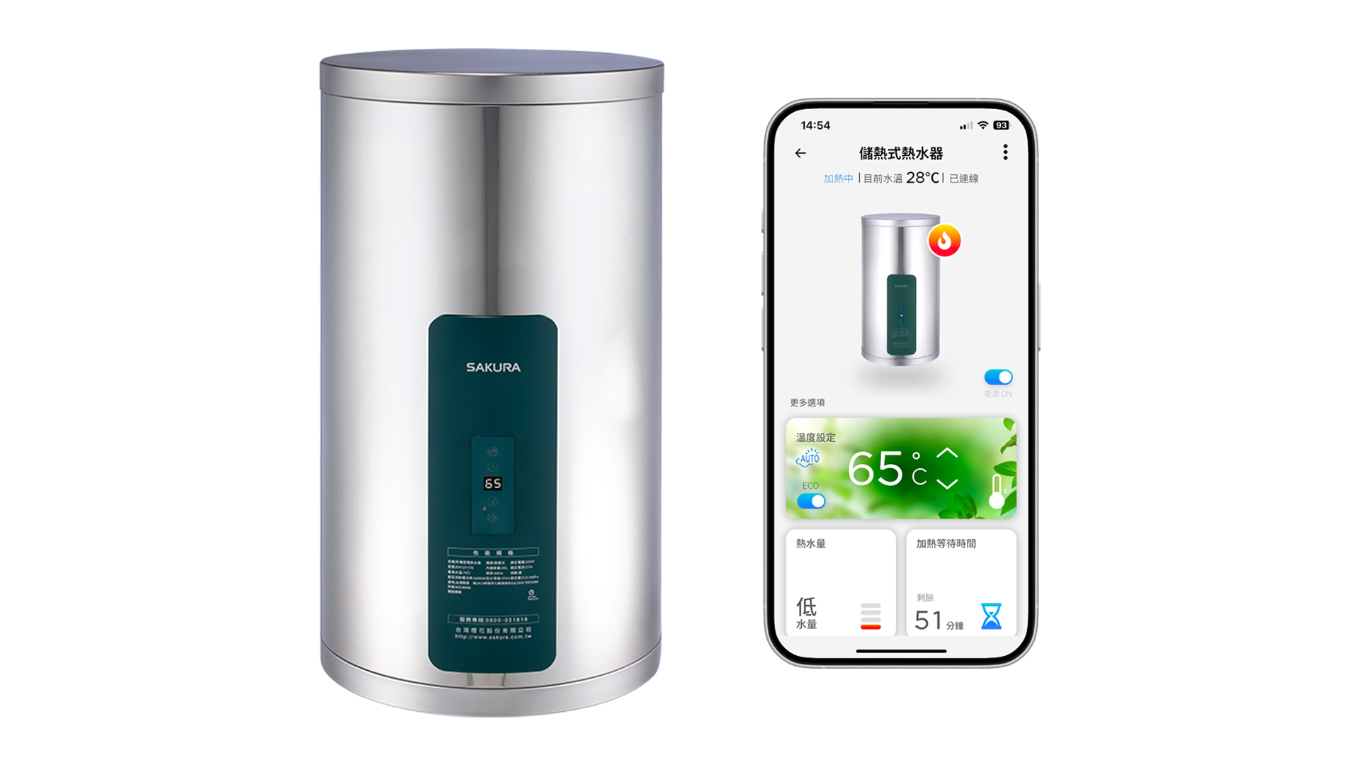 ECO i Energy Efficient Storage electric water heater