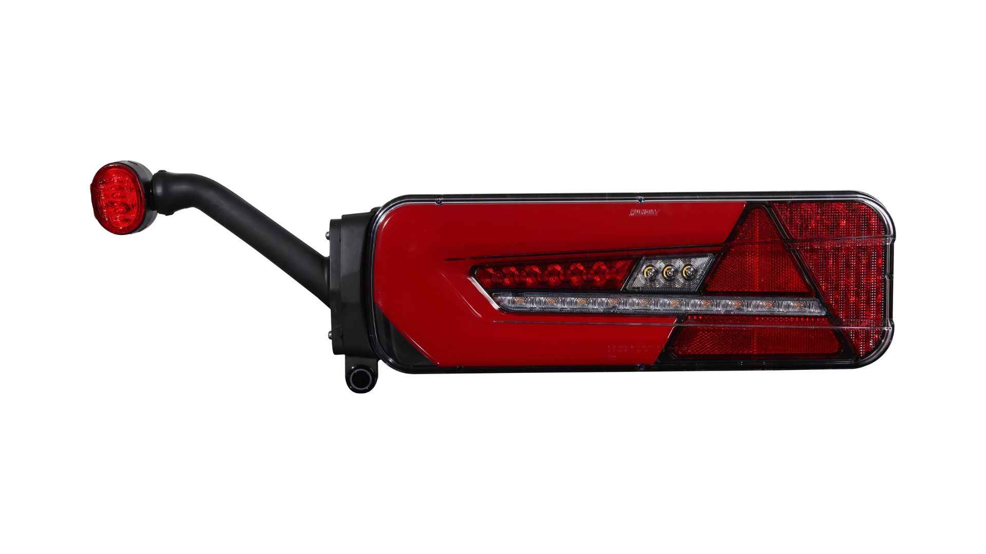 Sensor-integrated LED combination rear lamp