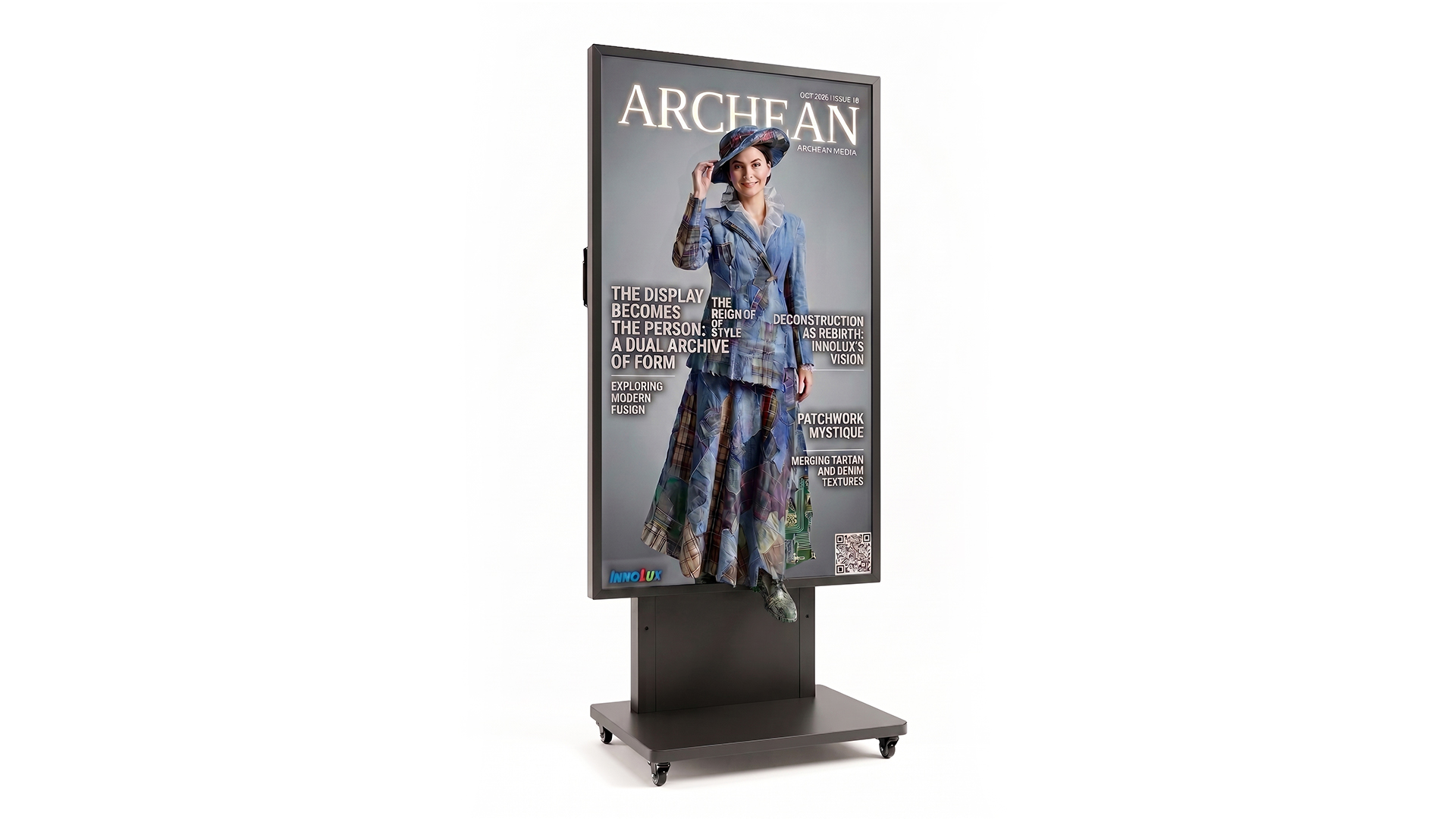 OmniMirror 3D: 65" 8K Glasses-Free 3D Virtual Fitting Station