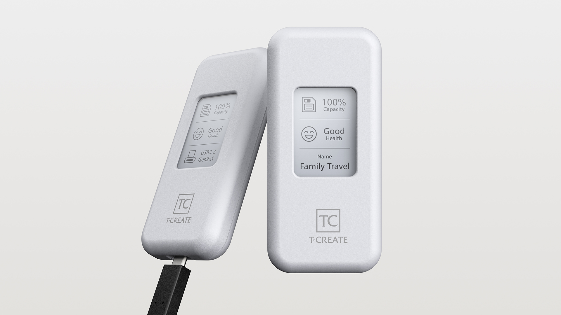 T-CREATE Expert P33 電子紙顯示型外接固態硬碟