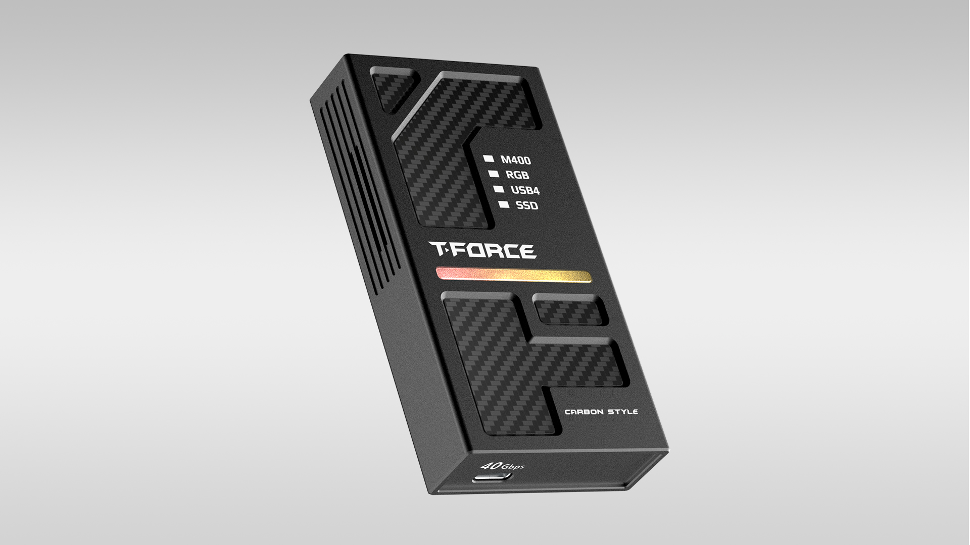 T-FORCE M400 RGB USB4 外接式固態硬碟