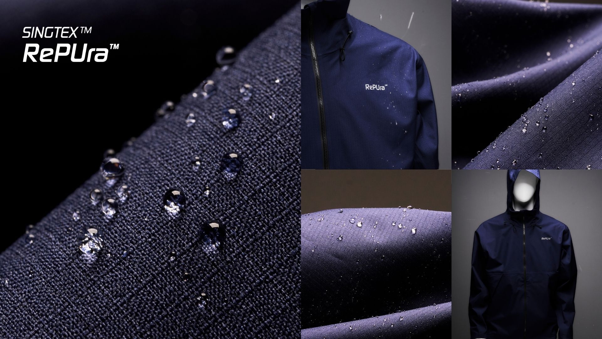 SINGTEX® RePUra™ textile to textile Performance Waterproof-Breathable Fabric