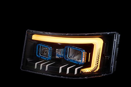 OmniPath: Dual-Function Projection Headlight System for Coaches and Buses