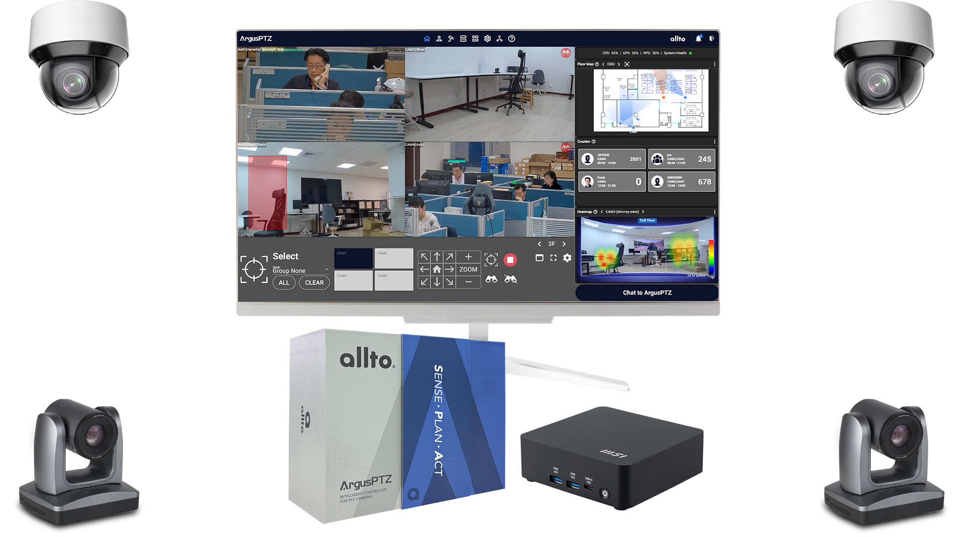 ArgusPTZ AI Vision Control System