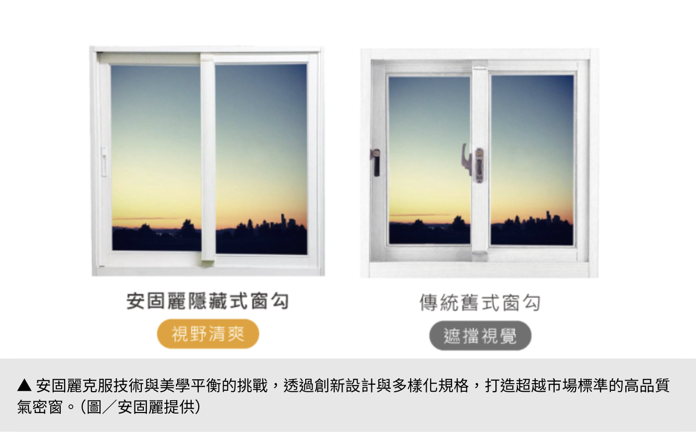 【安固麗】 從細節看品味,隱藏式氣密橫拉窗改變你的生活視界!