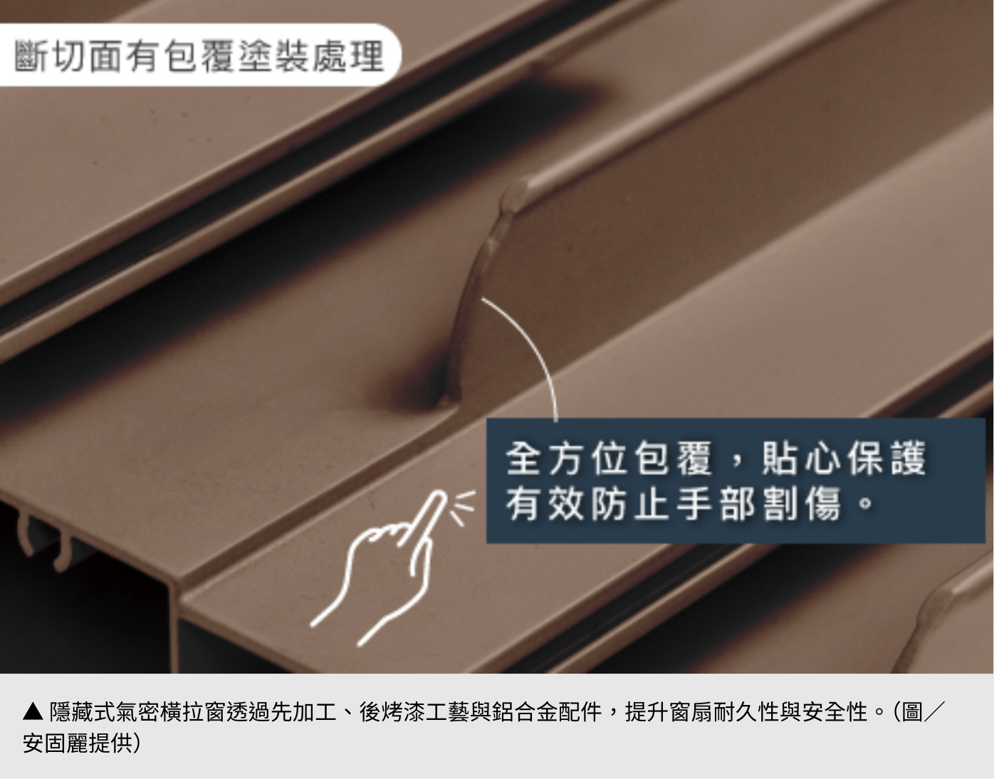 【安固麗】 從細節看品味,隱藏式氣密橫拉窗改變你的生活視界!